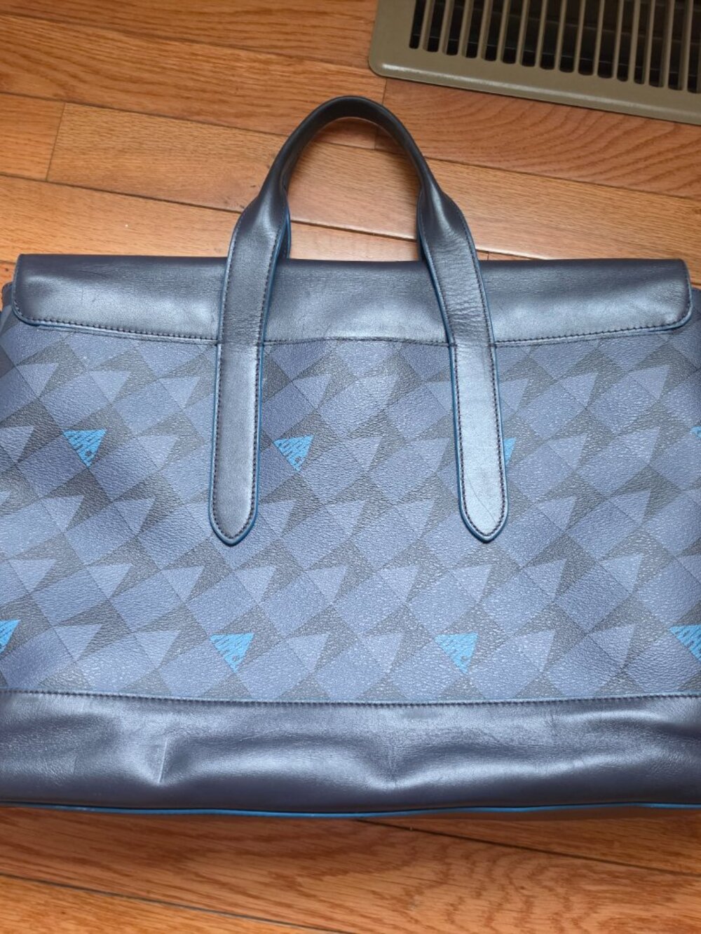 Coach Hamilton Portfolio Brief with Geometric Pattern - Picture 2 of 3